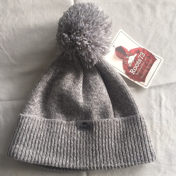 ROOTS SHELTY ROOTS73 KNIT TOQUE GREY MIX UNISEX - Picture 2 of 10